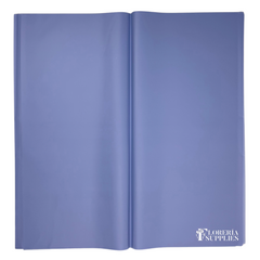 Powder Blue Semi Transparent Floral Wrapping Paper