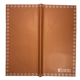 Barro Inspired/ Flower Edge Brown Floral Wrapping Paper
