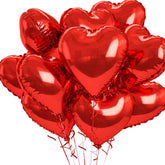 18” Heart Balloons - 10PK