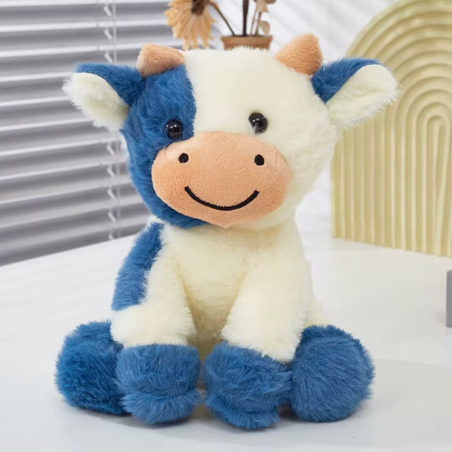 Cow Plush - Navy Blue