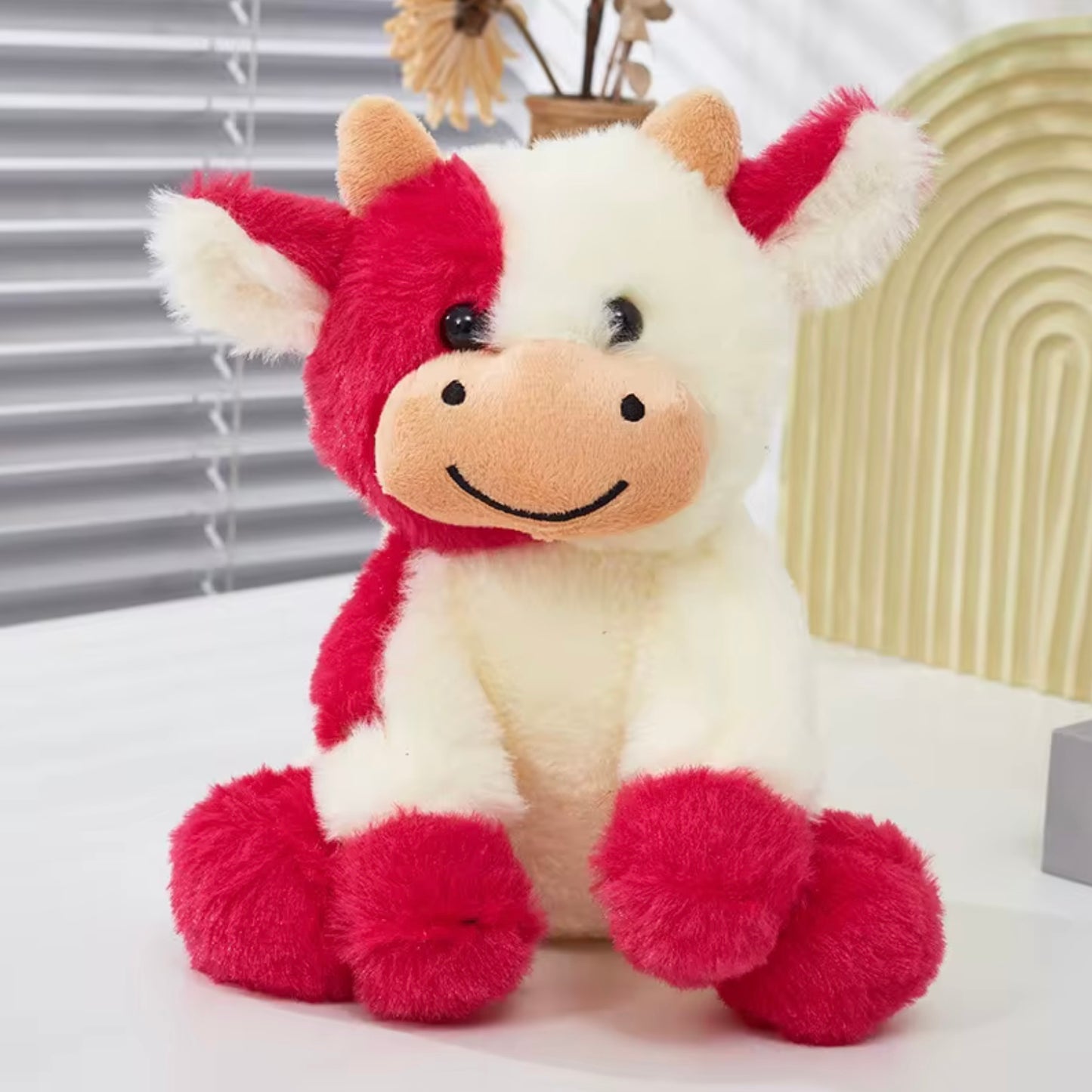 Cow Plush - Hot Pink