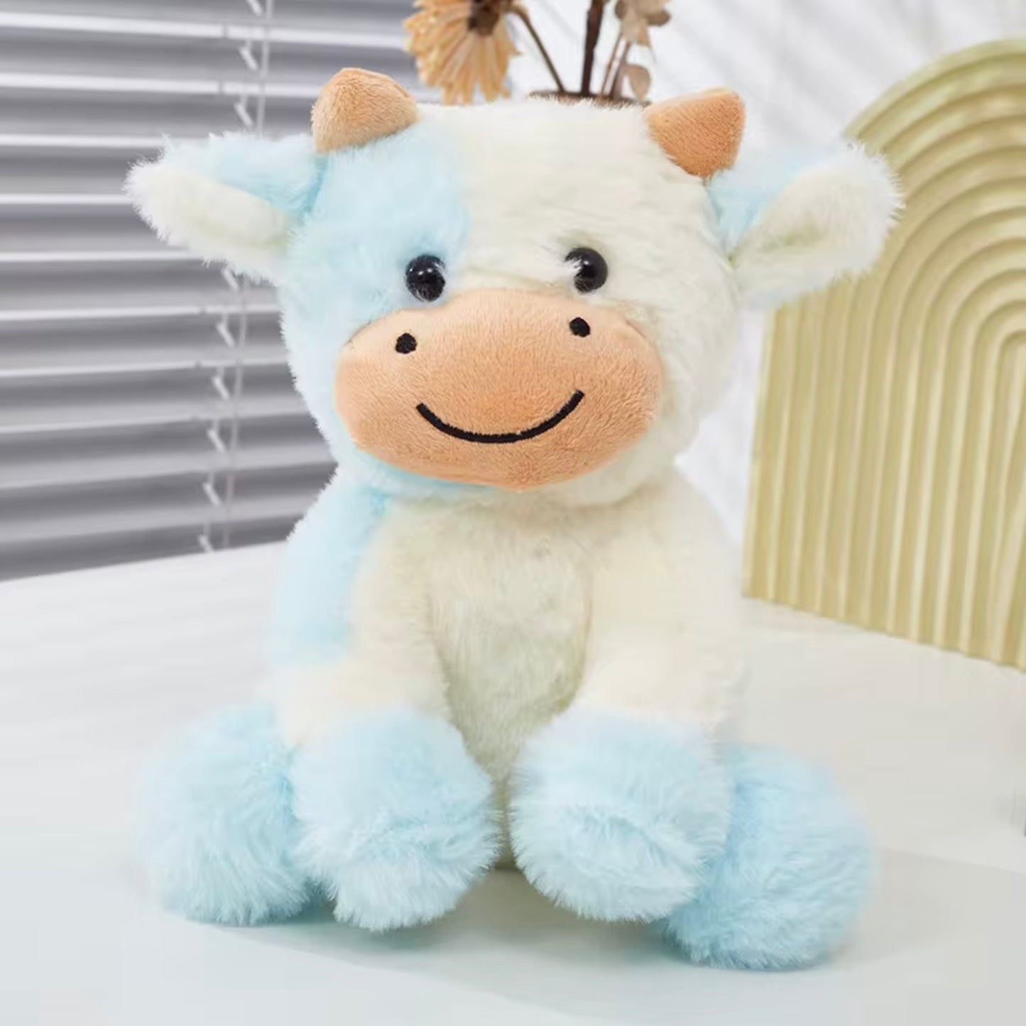 Cow Plush - Baby Blue