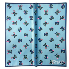 Stitch Dark Blue Floral Wrapping Paper