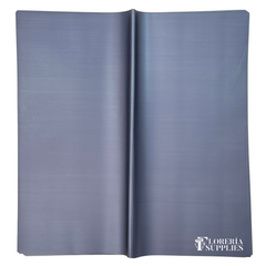 Sea Blue Solid Floral Wrapping Paper