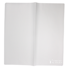 White Semi-Transparent Floral Wrapping Paper