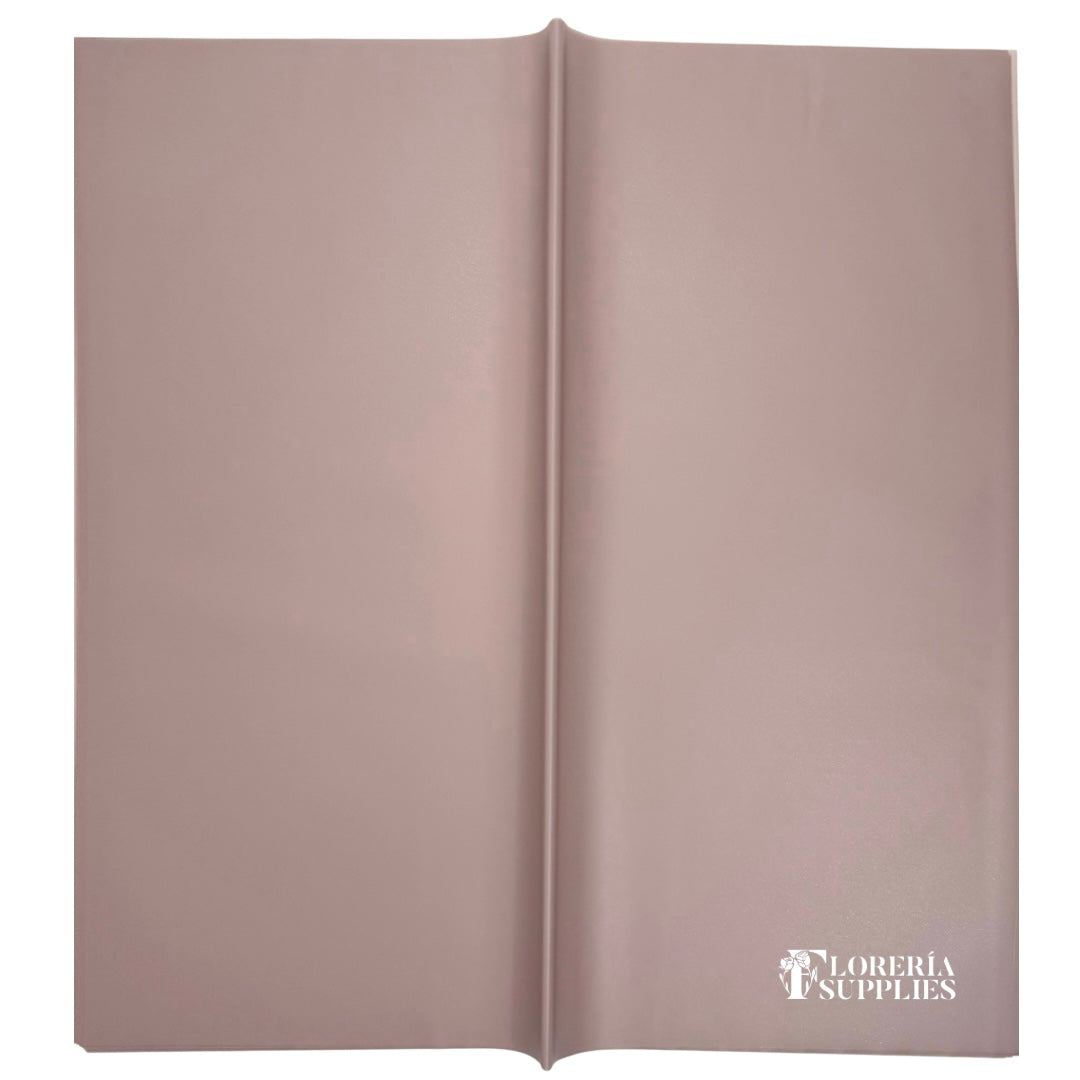 Sandstone Semi Transparent Floral Wrapping Paper
