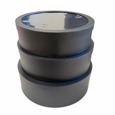Clear Top Circle XL Boxes - 3 Piece