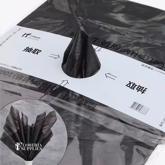 Black Cotton Tissue Paper - 36 Sheets 44x58