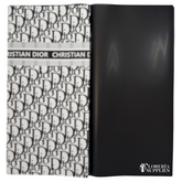 DR Black W/ White Base Floral Wrapping Paper