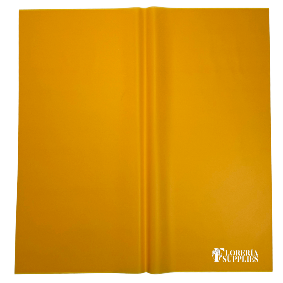 Butternut Squash Semi Transparent Floral Wrapping Paper