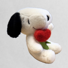 Snoopy W/ Rose Plush