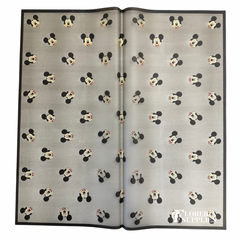 Mickey Mouse Black Floral Wrapping Paper