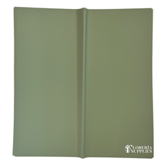 Green Semi Transparent Floral Wrapping Paper