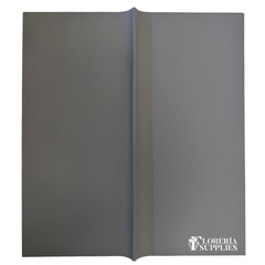 Dark Grey Semi Transparent Floral Wrapping Paper