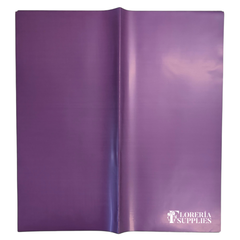 Dark Purple Solid Floral Wrapping Paper