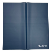 Steel Blue Semi Transparent Floral Wrapping Paper