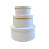 Classic Circle Box - 3 Piece Set
