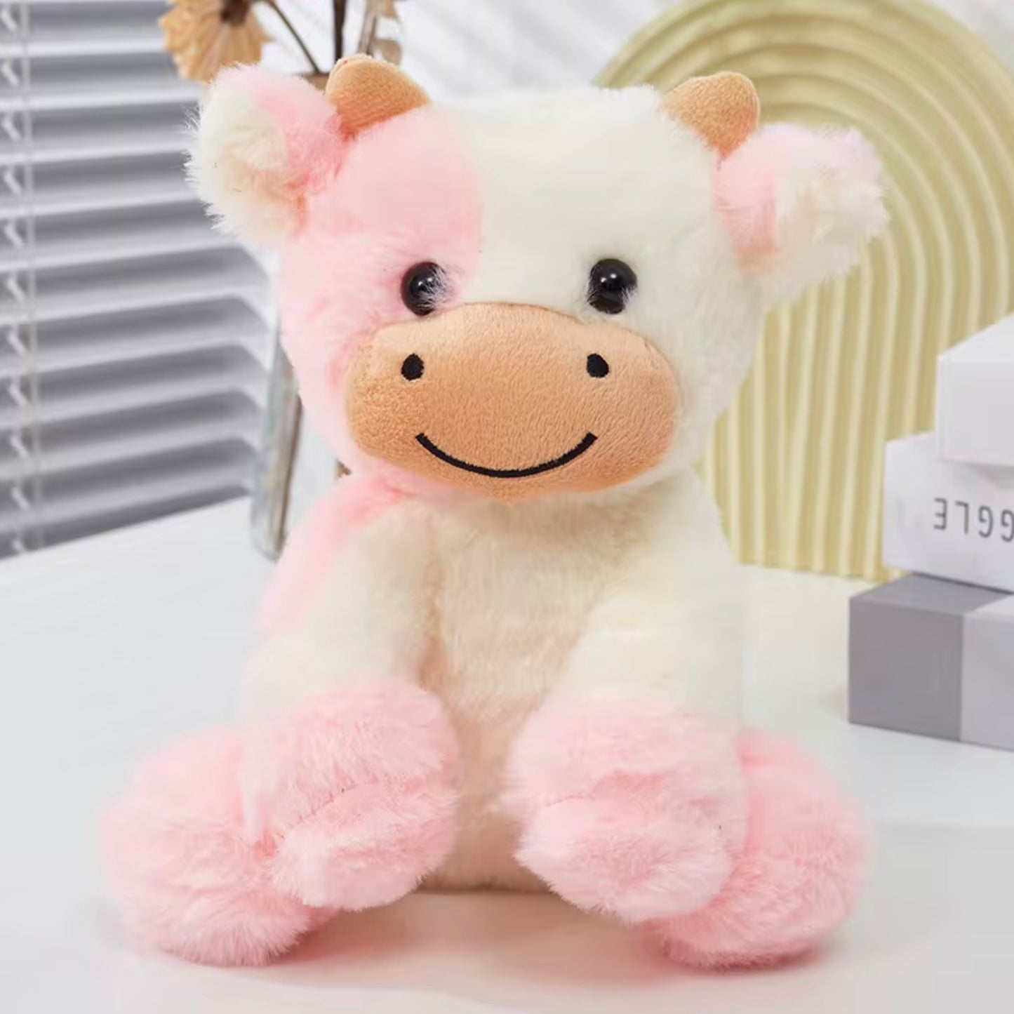 Cow Plush - Light Pink