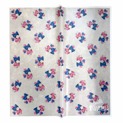 Stitch and Angel White Floral Wrapping Paper