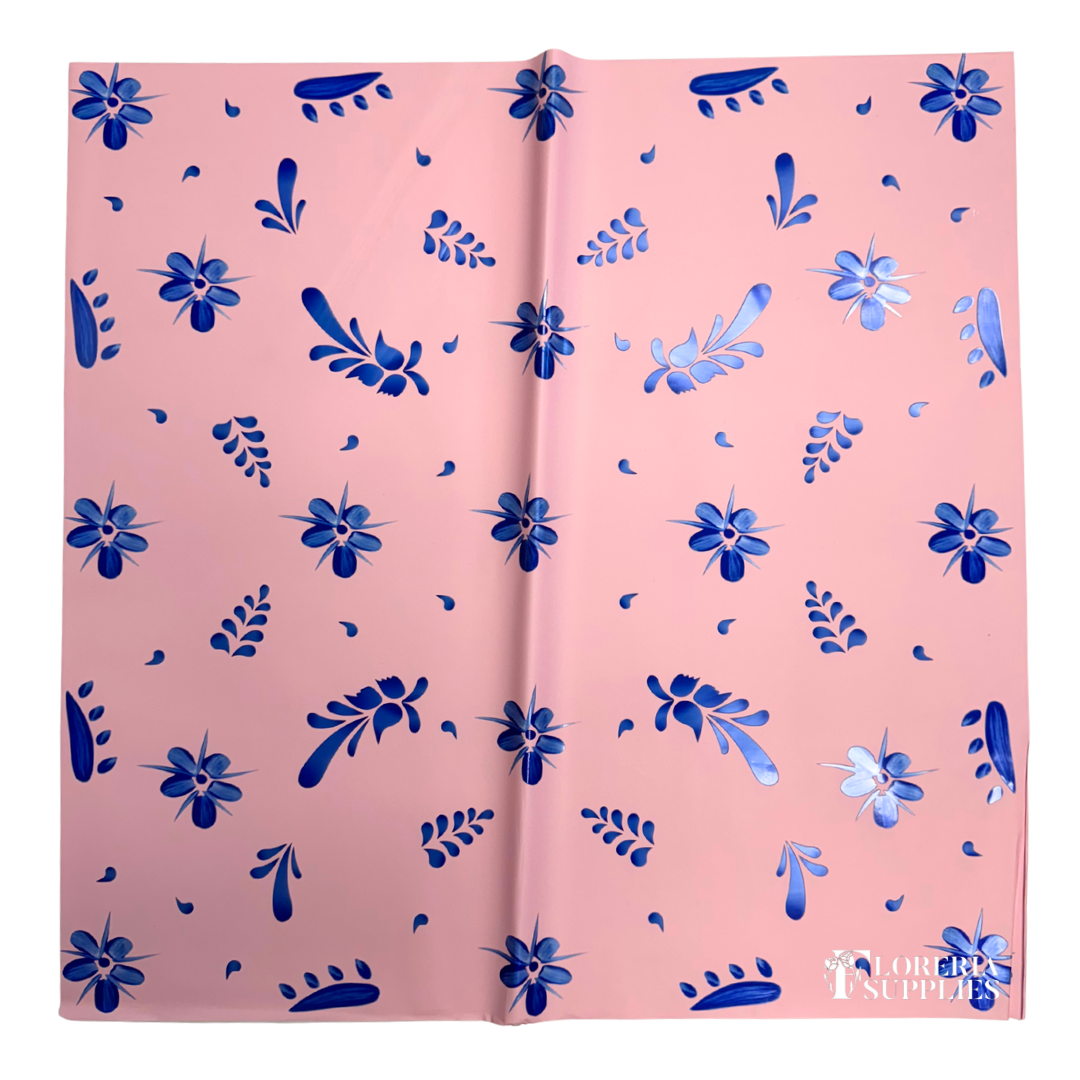 Agave Pink Floral Wrapping Paper