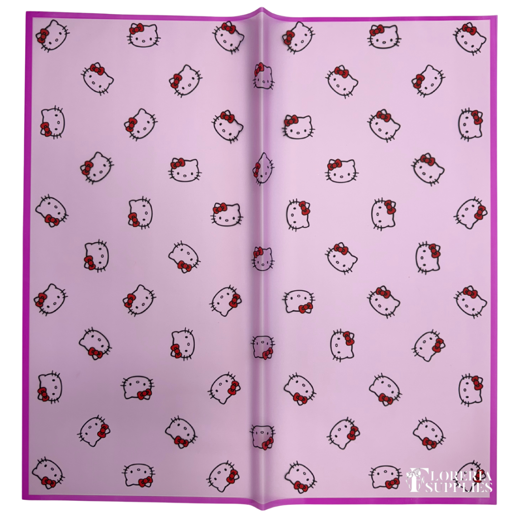 Hk Fuchsia Floral Wrapping Paper