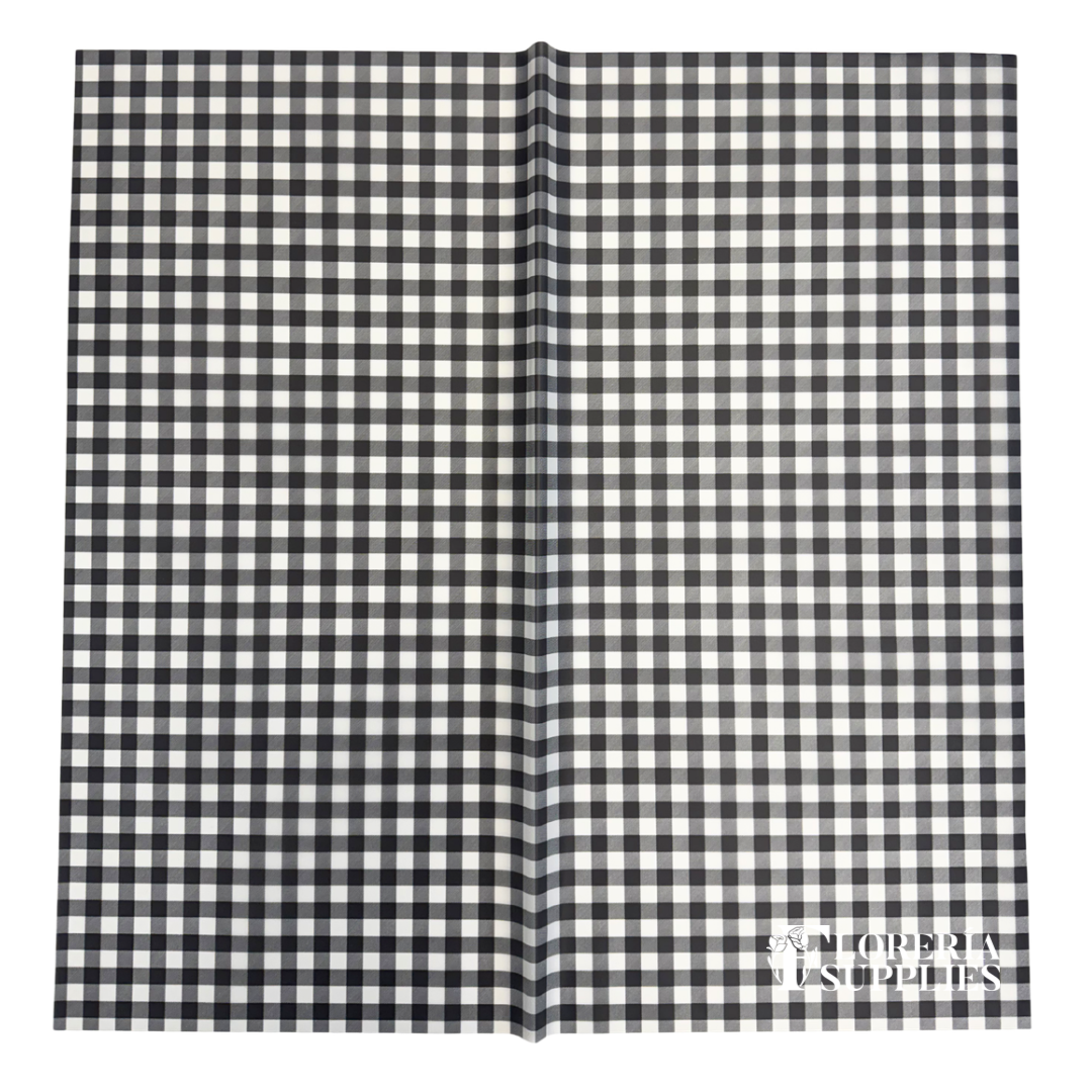 Gingham Print - Black
