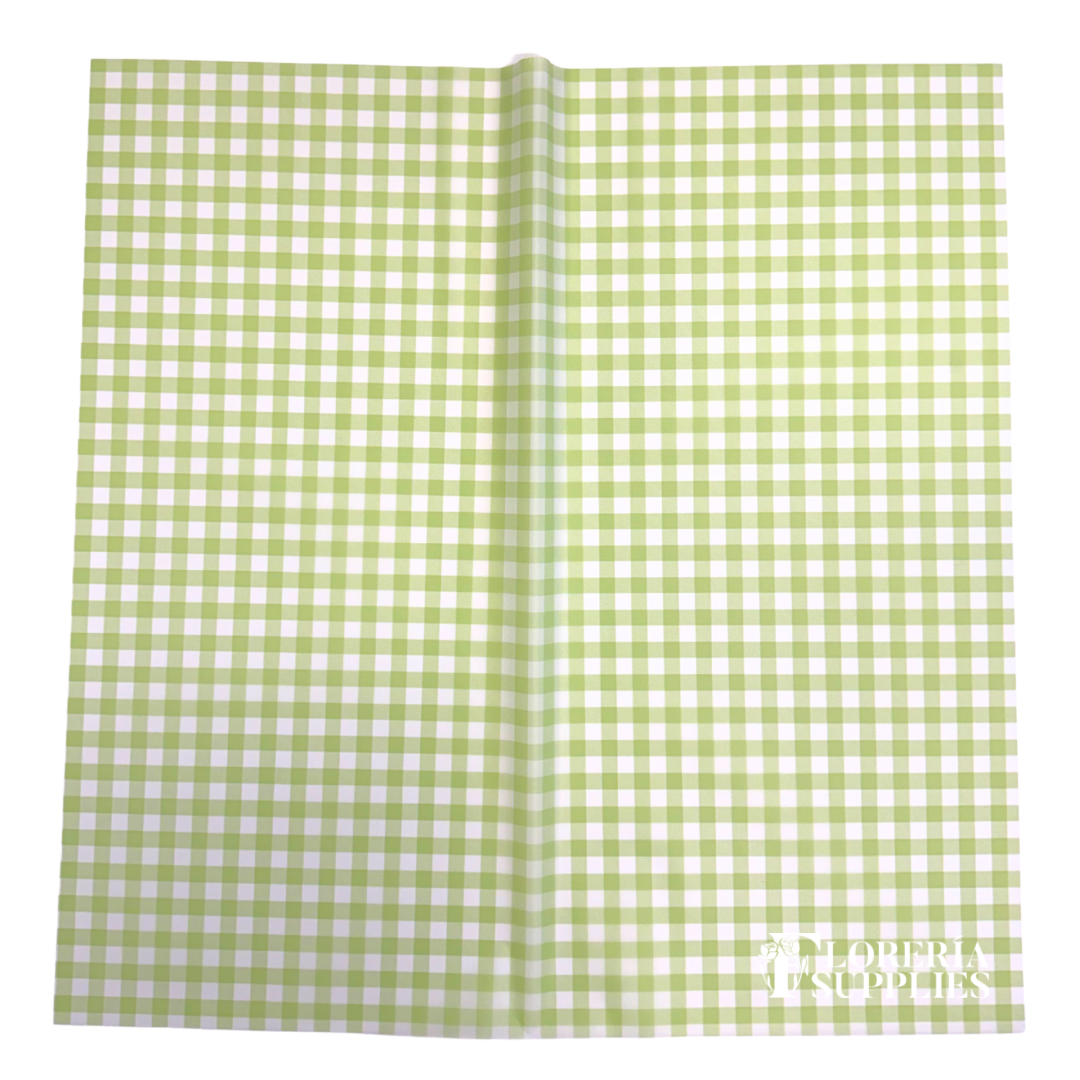 Gingham Print - Green