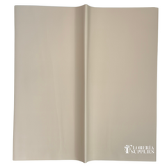 Cream Solid Floral Wrapping Paper