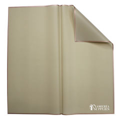 Gold Edge Beige Floral Wrapping Paper