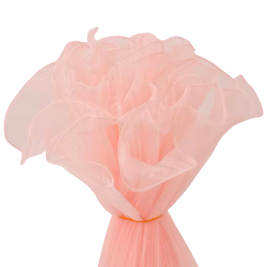 Plain Mesh - Pink 4.5 Yards