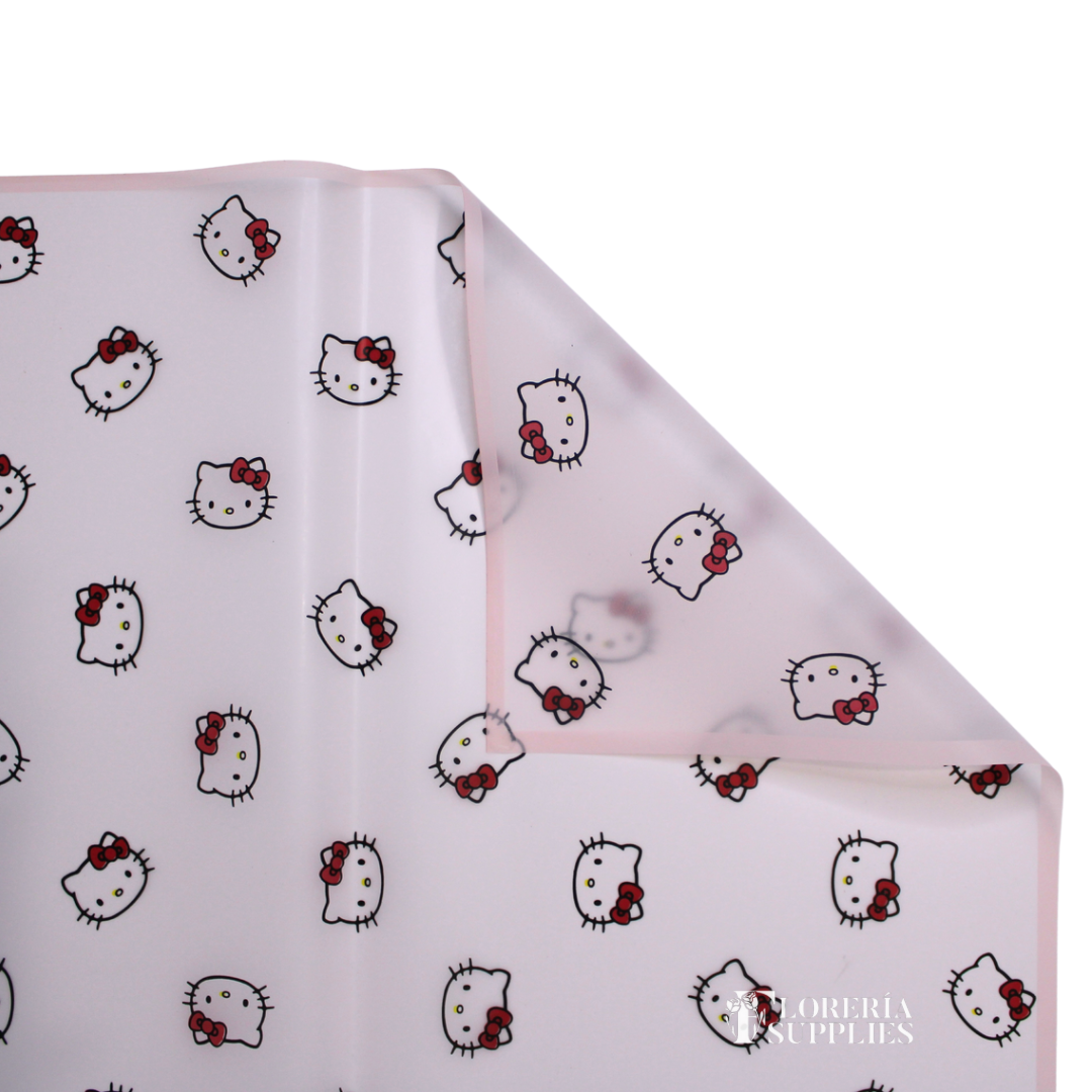 HK Pink Floral Wrapping Paper