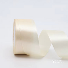 1.5” 25 Yard Single Sided Ribbon - Cream