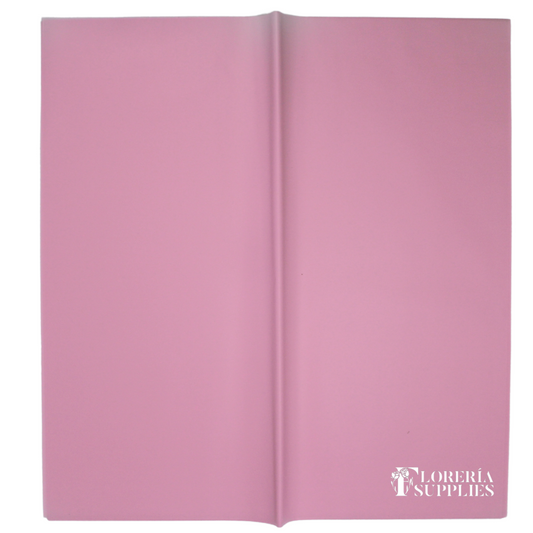 Pink Semi-Transparent Floral Wrapping Paper