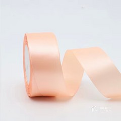 1.5” 25 Yard Single Sided Ribbon - Peach