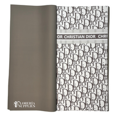 DR Grey W/ White Base Floral Wrapping Paper