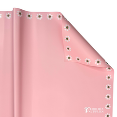 Pink Barro Inspired/Flower Edge Floral Wrapping Paper