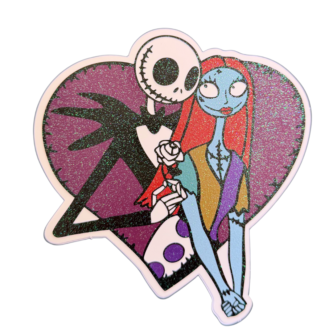 Jack & Sally Heart Toppers