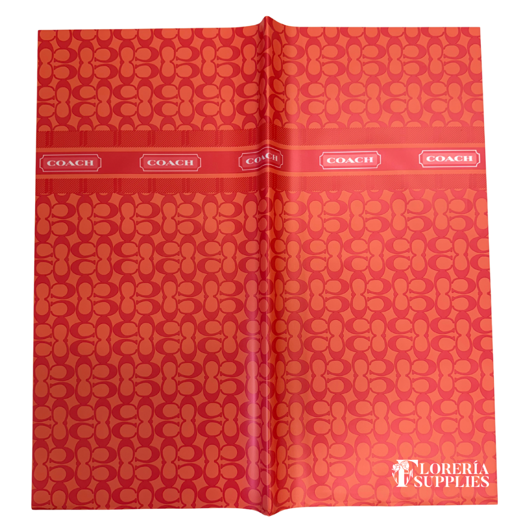 CH Floral Wrapping Paper - Red