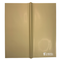 Yellow Metal Solid Floral Wrapping Paper