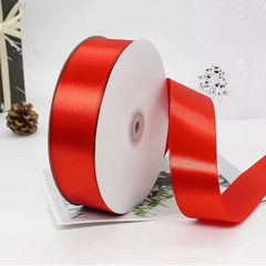 1.5” 100 Yard Single Sided Ribbon - Red