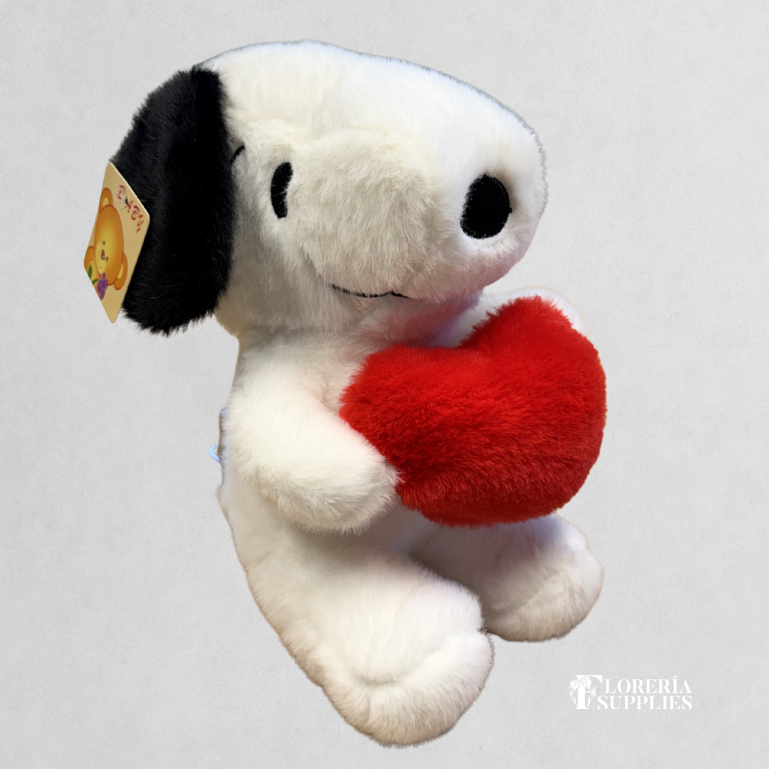 Snoopy W/ Heart Plush