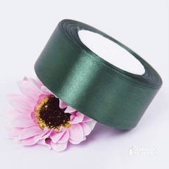 1.5” 25 Yard Single Sided Ribbon - Emerald Green
