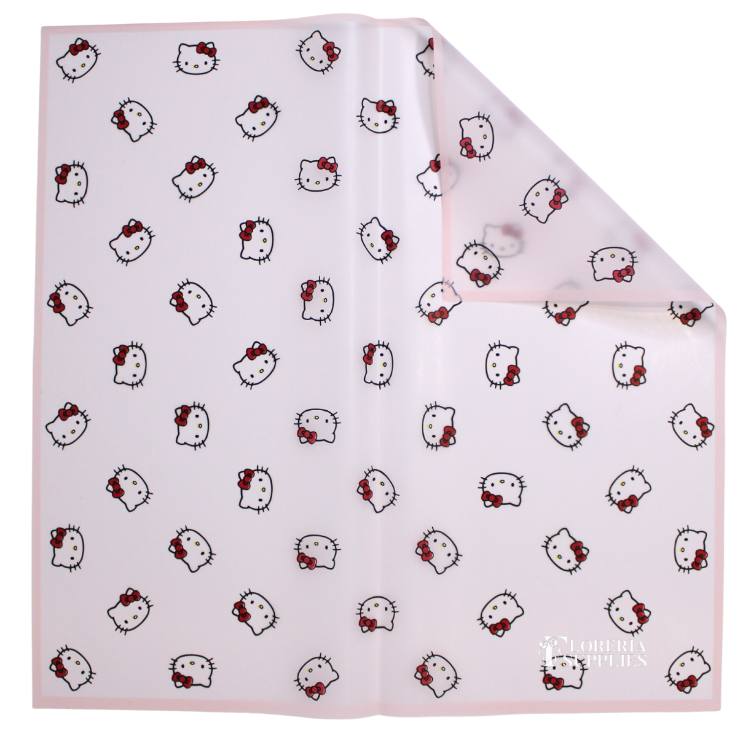 HK Pink Floral Wrapping Paper