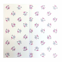 Mummy HK White Floral Wrapping Paper