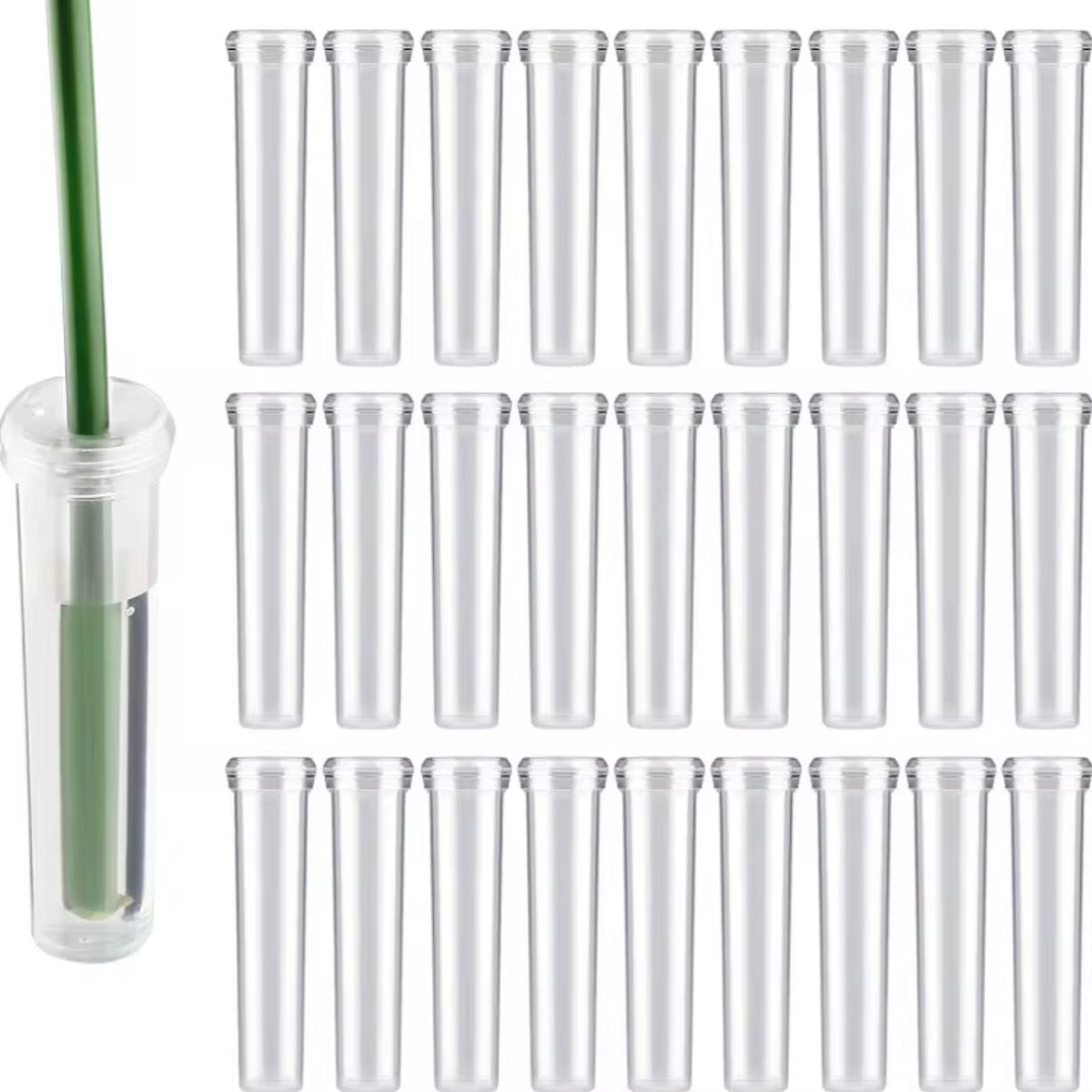 Floral Water Tubes - 100 Pieces