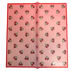 Minney Mouse Red Floral Wrapping Paper