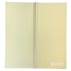 Butter Yellow Semi Transparent Floral Wrapping Paper