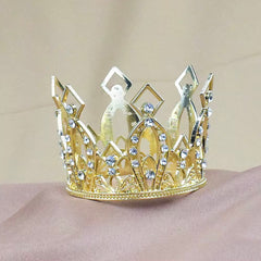 Small Gold Rhinestone Crown