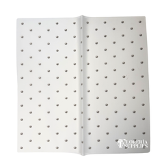 White Polka Dot Floral Wrapping Paper