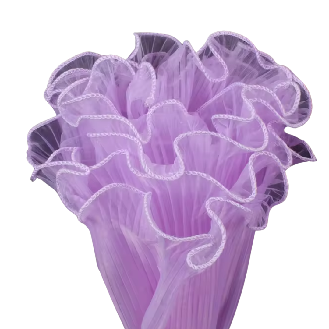 Plain Mesh - Purple 4.5 Yards